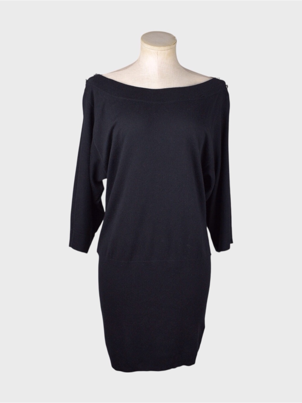 White House Black Market Wide Neck Kimono Sleeve Sweater Dress